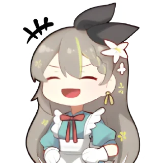 😄 emoji 明前奶绿2.0-爱丽丝 Telegram sticker 8 of 26