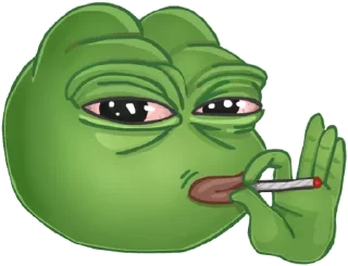 😀 emoji 绿青蛙 Telegram sticker 14 of 21