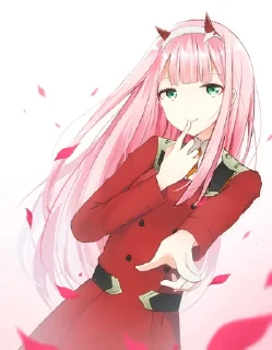 Sticker from Zero two