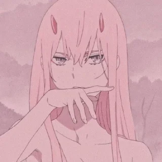 🍬 emoji Zero two Telegram sticker 11 of 20