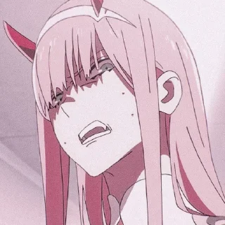 Sticker from Zero two