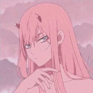 🍬 emoji Zero two Telegram sticker 17 of 20