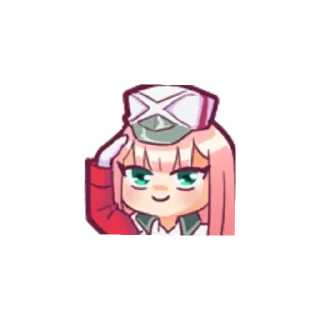 Sticker from zero two
