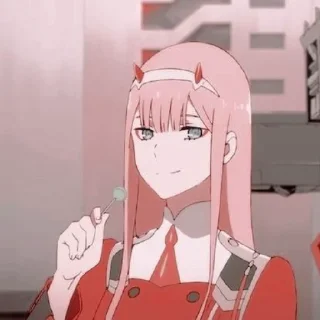 Sticker from zero two