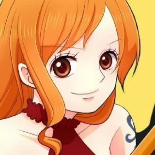 🍊 emoji Nami Telegram sticker 9 of 62
