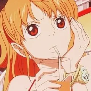 🍊 emoji Nami Telegram sticker 7 of 62