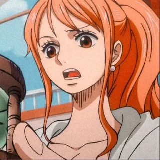 🍊 emoji Nami Telegram sticker 11 of 62