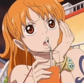 🍊 emoji Nami Telegram sticker 23 of 62
