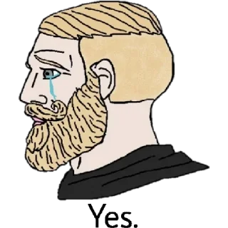 😢 emoji @Yes Telegram sticker 8 of 33