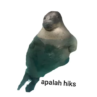 🦭 emoji stiker lele @evnisme Telegram sticker 8 of 102