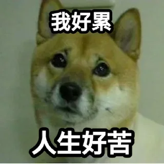 🥹 emoji 狗屎爛圖 Telegram sticker 6 of 21