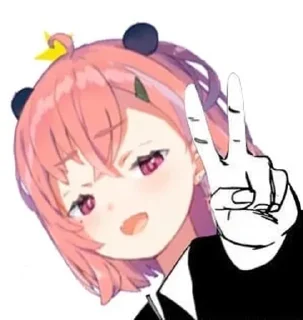 ✌️ emoji 野人野，人野人 Telegram sticker 13 of 30