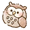 🦉 emoji ₍ Aᥒiⲙᥲᥣs :) ᥴᥙᴛᥱ Eⲙ᧐ji ₎ ˚₊· ♡ @mewsticks Telegram sticker 11 of 40
