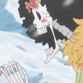 💀 emoji Brook Telegram sticker 7 of 20