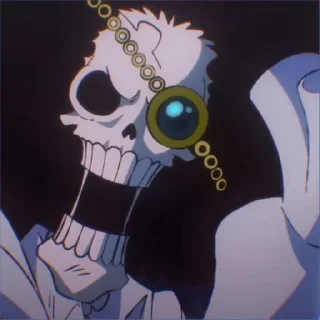 💀 emoji Brook Telegram sticker 15 of 20