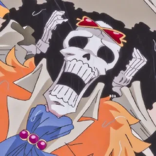 💀 emoji Brook Telegram sticker 19 of 20