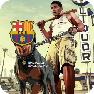 Sticker from Barca trolls