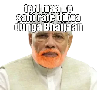 😝 emoji @fubukilll funny hindi mems pack — @stckrRobot Telegram sticker 16 of 118