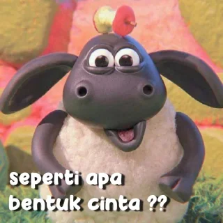 Sticker from bentuk cinta?