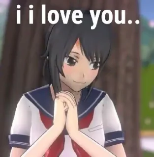 🥰 emoji ayano cinta akk🥰 Telegram sticker 19 of 21