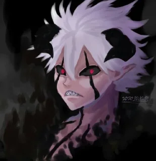 👿 emoji Liebe @ブラッククローバー Telegram sticker 16 of 45