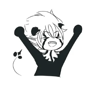 😂 emoji Liebe @ブラッククローバー Telegram sticker 12 of 45