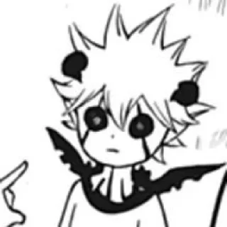 😶 emoji Liebe @ブラッククローバー Telegram sticker 23 of 45