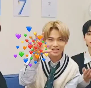 💕 emoji ni-ki meme || @kpopstickerrandom Telegram sticker 4 of 30