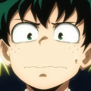 😳 emoji Mha Characters ( @I_m_Narutoo ) Telegram sticker 13 of 43