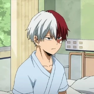 😐 emoji Mha Characters ( @I_m_Narutoo ) Telegram sticker 23 of 43