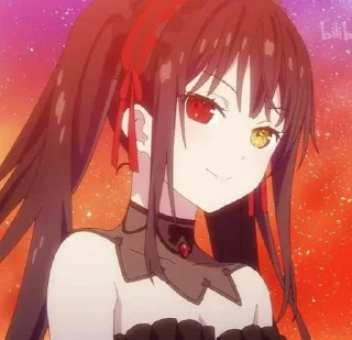 ❤️ emoji kurumi tokisaki by @dvnRaf Telegram sticker 6 of 14