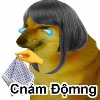 🥲 emoji Cheems Telegram sticker 15 of 92
