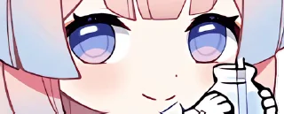 🥛 emoji 心海动态表情包 by @karako_c Telegram sticker 17 of 24