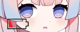 🪫 emoji 心海动态表情包 by @karako_c Telegram sticker 12 of 24