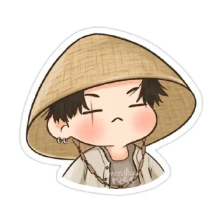 Sticker from Cute Bangtan