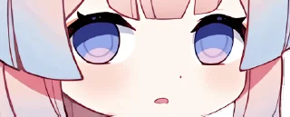 😯 emoji 心海动态表情包 by @karako_c Telegram sticker 21 of 24