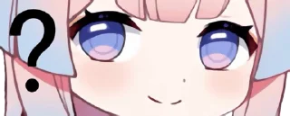 ❓ emoji 心海动态表情包 by @karako_c Telegram sticker 14 of 24
