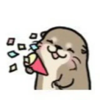 Sticker from Otter