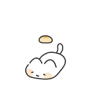 Sticker from 몽실몽실 아기냥 3 By @KakaoEmoticon
