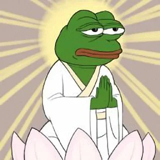 🙏 emoji Pepe Telegram sticker 9 of 68