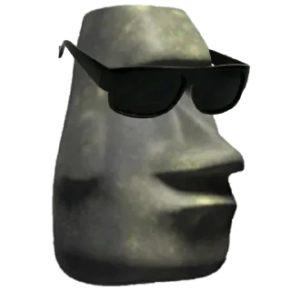 🗿 emoji Moai Telegram sticker 18 of 65