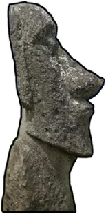 🗿 emoji Moai Telegram sticker 10 of 65