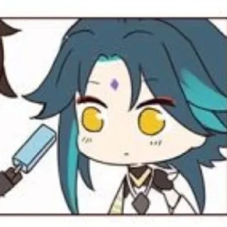 🍃 emoji xiao || w/ fatui boy, broke god @HonakaSaiki Telegram sticker 3 of 24