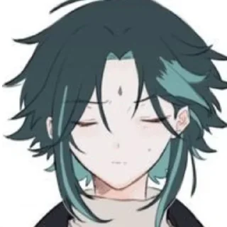 🍃 emoji xiao || w/ fatui boy, broke god @HonakaSaiki Telegram sticker 22 of 24