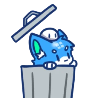 🚮 emoji 泰茜不知道哦 Telegram sticker 5 of 15