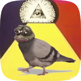 🐦 emoji Peppes No.1 factory 🐸 @r_squared_rishabh — @stckrRobot Telegram sticker 17 of 50
