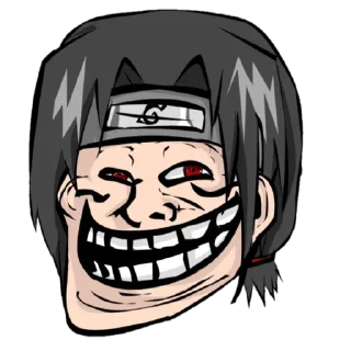 😈 emoji Troll Face Telegram sticker 8 of 120