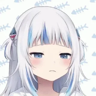 🦈 emoji *ೋGawr Gura||@zcpewxv Telegram sticker 16 of 25