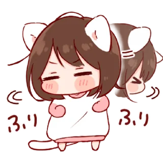 🐰 emoji nekomimi Ms.Days' @
                toco Telegram sticker 22 of 24