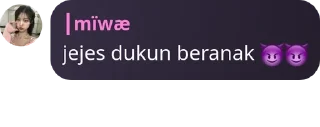 😈 emoji pcc (perkumpulan cewe cantik)� pack by @QuotLyBot Telegram sticker 1 of 40